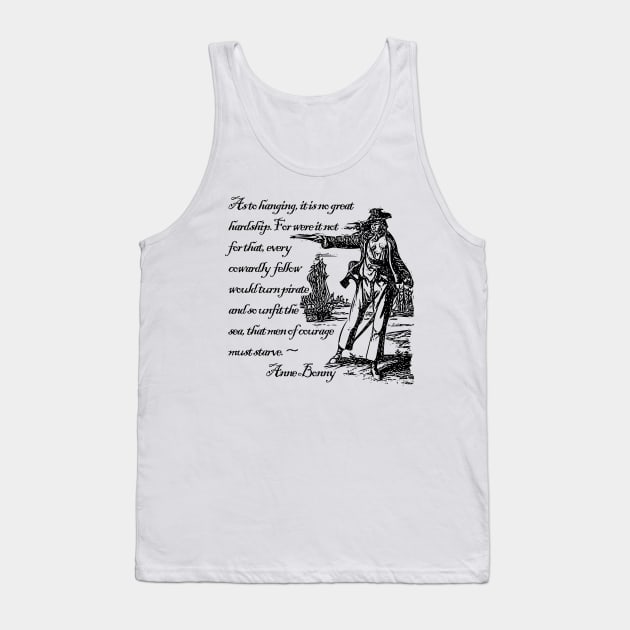 The Dred Pirate Anne Bonny Tank Top by Doc Multiverse Designs